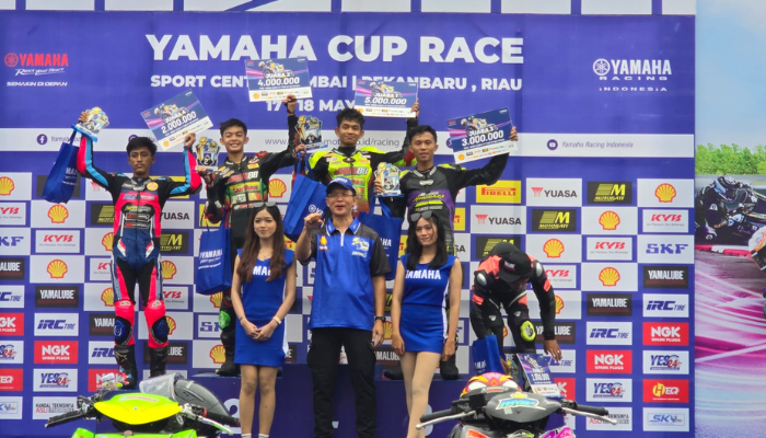 Dua Pembalap Suhandi Padang88 Perkasa, Kuasai Podium Juara YCR2 Pekanbaru!