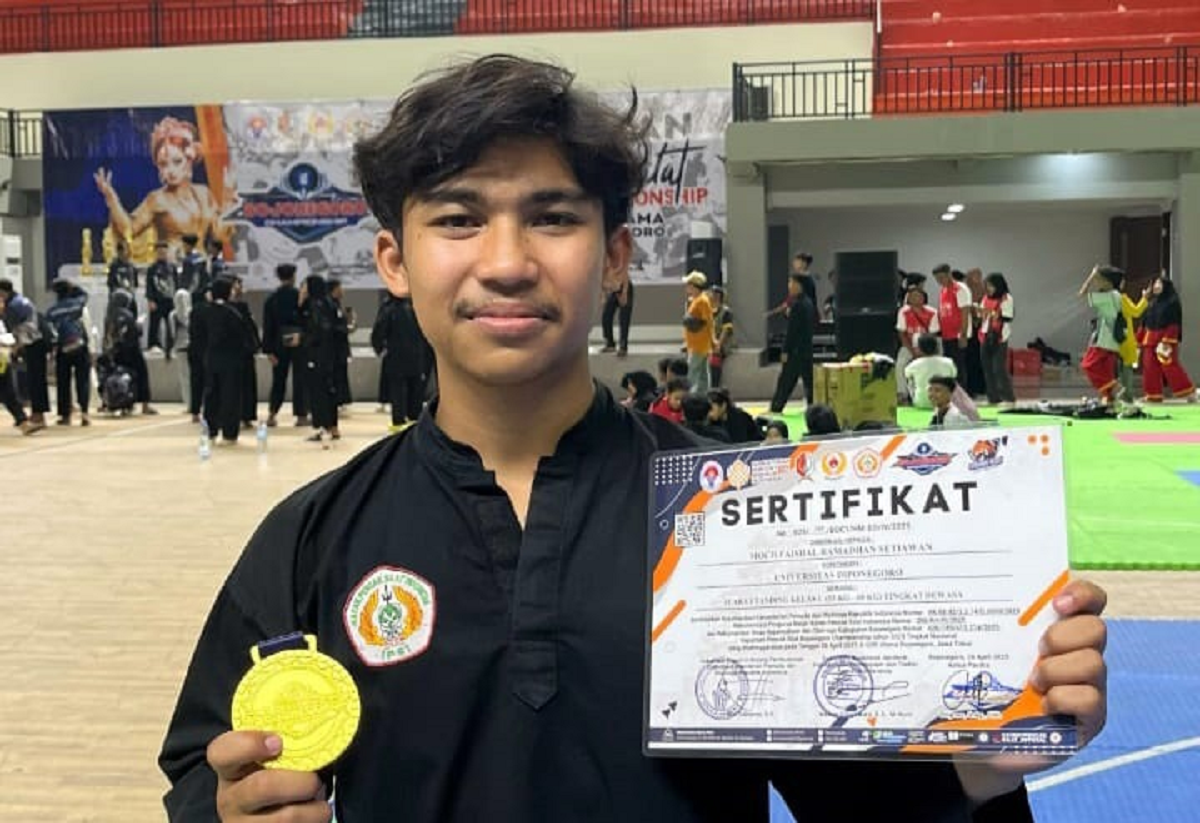 Mahasiswa FPP UNDIP Raih Juara 1 Nasional Pencak Silat