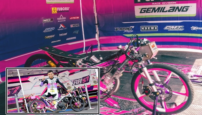 Rahasia Performa Drag Bike RH57 Racing Terungkap: Per Kopling Koizumi Jadi Andalan Bayu Ucil!