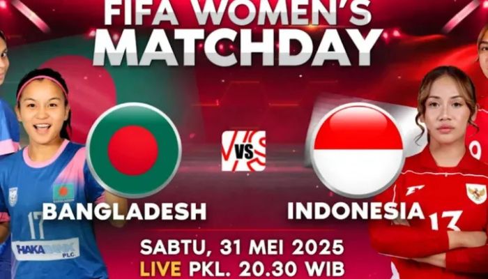 Jadwal Acara Indosiar Hari Ini, Sabtu 31 Mei 2025: Saksikan FIFA Women’s Matchday Bangladesh vs Indonesia Pukul 20.30 WIB!