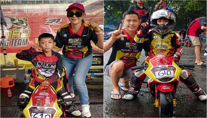 Giovani Gilbert Pembalap Cilik Papua Bersinar di Lenka Shaquille Aldy Jaya Cup Prix 2025