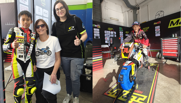Kenzie Akbar Tampil Gemilang di Debut FIM MiniGP Italy 2025 Magione, Buktikan Mental Juara