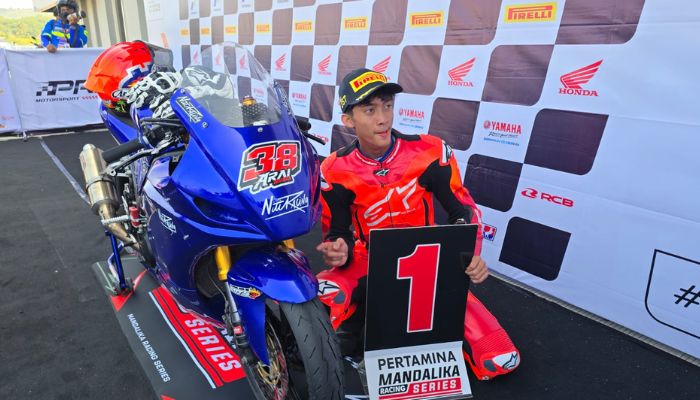 Arai Agaska Menang Lagi! Dominasi Race 1 Kelas NS250 di Mandalika Racing Series 2025 Seri 2