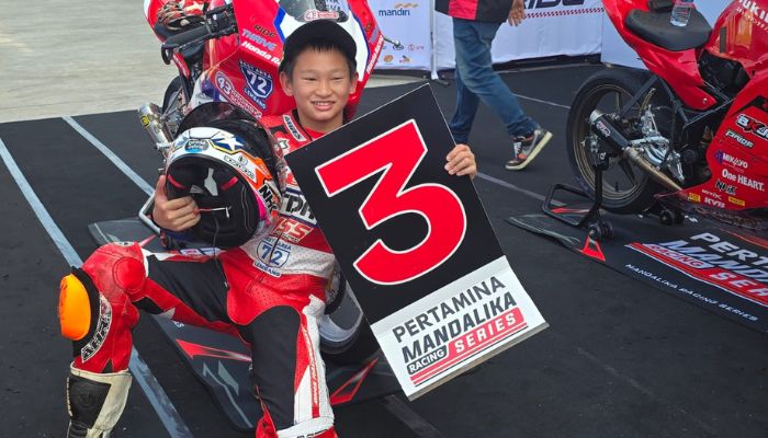 Super Gio Podium Ketiga di Superpole Race NS150 Junior MRS 2025 Seri 2, Bintang Muda Sumatera Siap Tantang Juara