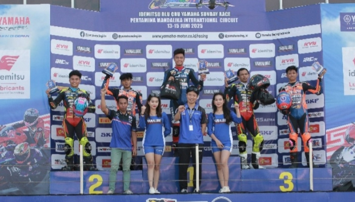 M.Jordan Badaru Cetak Podium Perdana di Kelas R15 Pro Rider Bareng Yamaha Ziear LFN HP969 MCR RBT34 The Strokes55