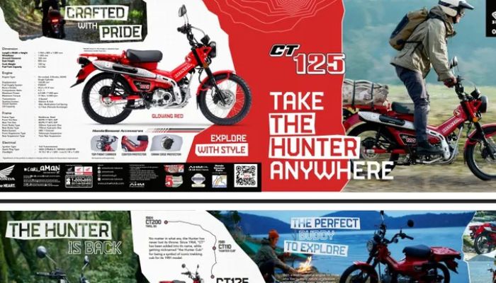 Honda CT125 Hunter Cub: Motor Bebek Trail Retro