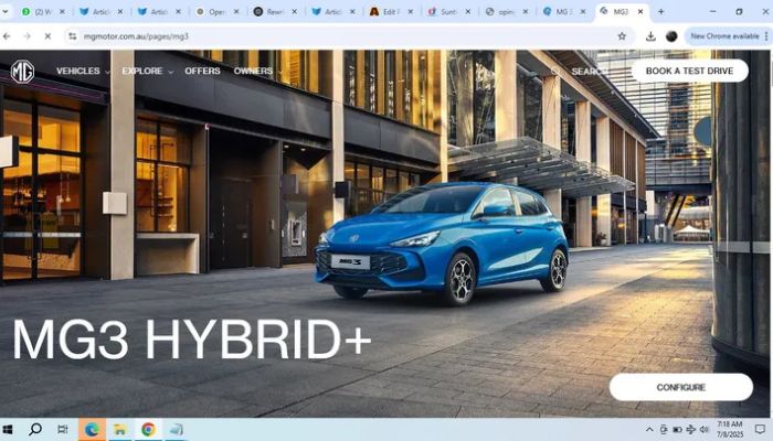 MG 3 Gen-3 Hybrid 2025