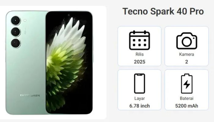 Gak Nyangka! Tecno Spark 40 Pro G100 Rilis dengan Spek Flagship, Harga Cuma Rp2 Jutaan!