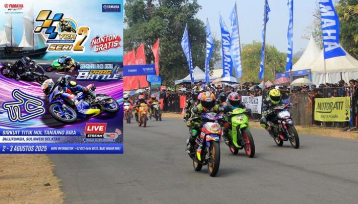 Spektakuler! Yamaha Cup Race 2025 Siap Guncang Bulukumba, Ada Road Race & Drag Battle di Tanjung Bira!