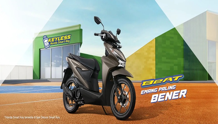 Varian Baru BeAT Deluxe Matte Brown, Tampil Makin Stylish dengan Smart Key!