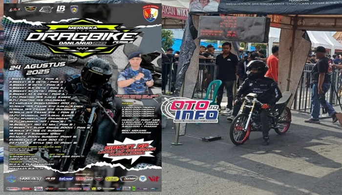 Merdeka Drag Bike Danlanud 2025 di Purbalingga! Kelas Super Lengkap & Hadiah Melimpah Menanti