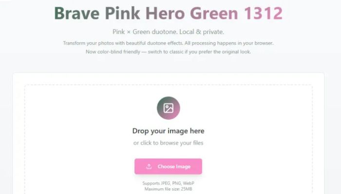 Brave Pink Hero Green