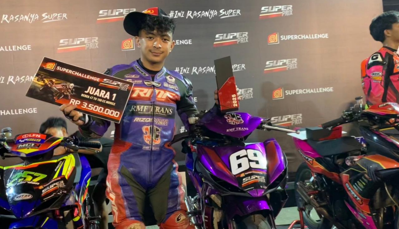 Nicky Hayden Bikin Geger Boyolali! Double Podium di Final Super Prix 2025, RMF Trans Racing Tak Tertandingi